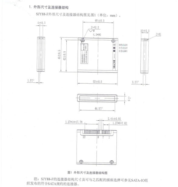 身份证读卡器小安全模块规格